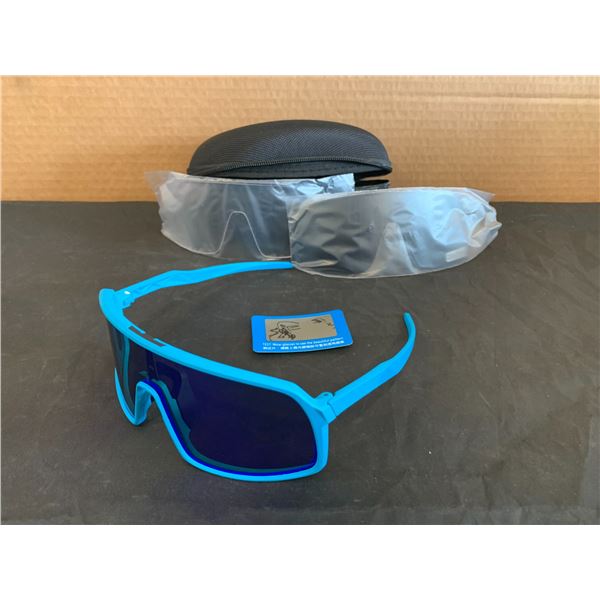 Cylcing Sunglasses In Case - Windproof - Polarized