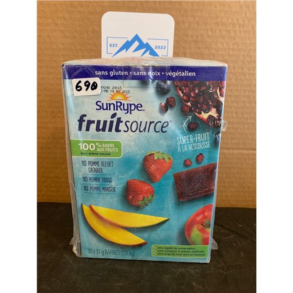30 Pack SunRype Fruit Source Fruit Bars