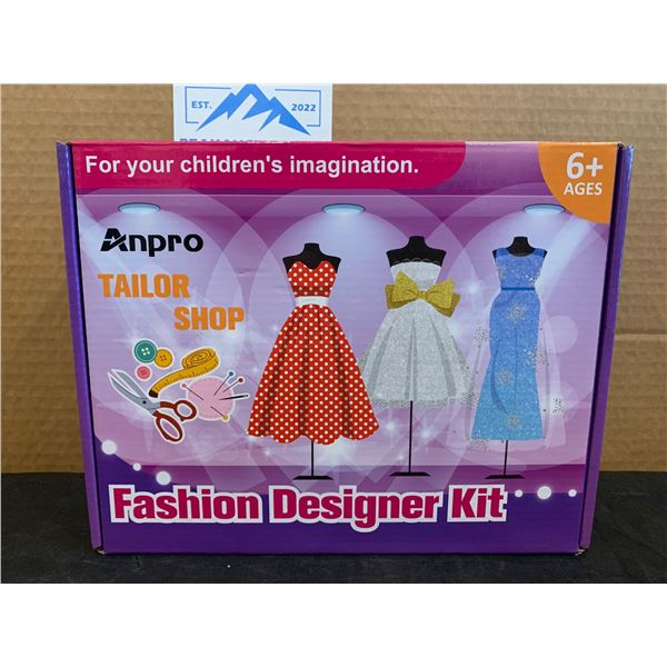 Anpro Tailor Shop Fashion Designer Kit Ages 6+