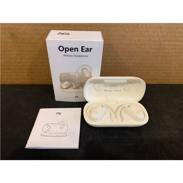 Open Ear Wireless Headphones Bluetooth LED Display Type C Charging Port