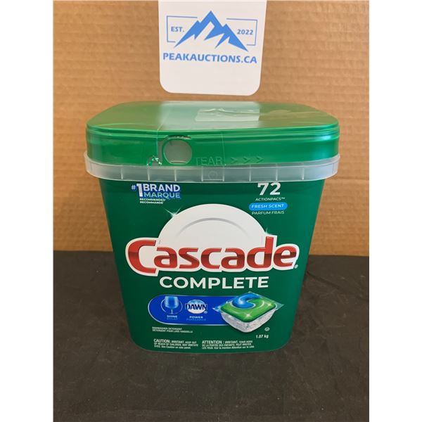 Cascade Complete Fresh Sent 72 Action Packs Dawn Power