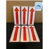 Image 1 : Aluminum Direction Signs 6 Pack
