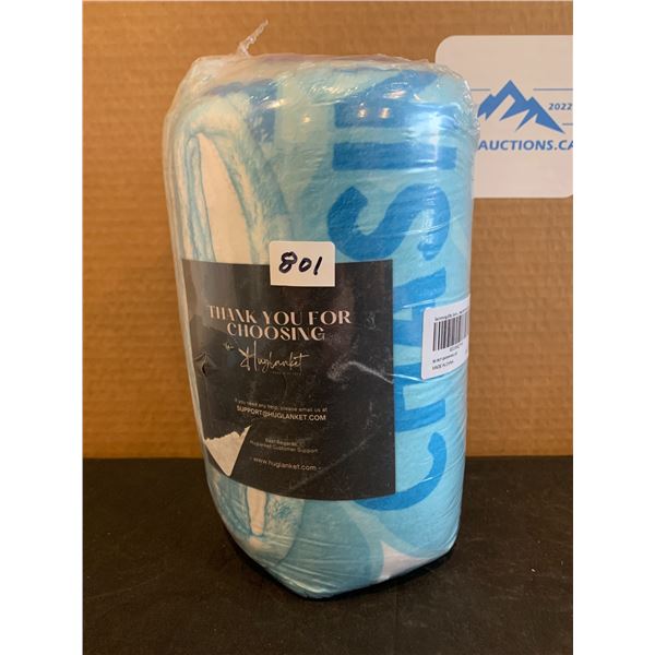 Hug Blanket Blue Patern