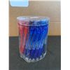 Image 3 : Merangue Retractable Ballpoint Pens 50 Count Red/ Blue/ Black