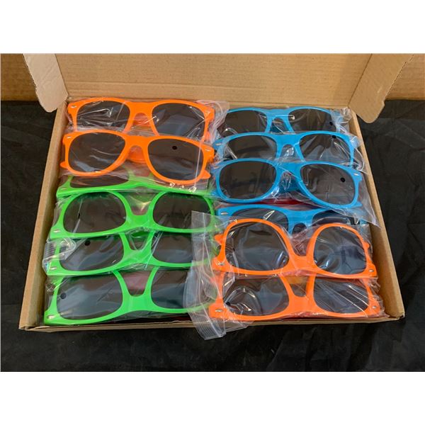 24 Pack Sun Glasses Multi Colours