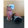 Image 2 : Vansruly 2 Pack Owl Decoy for Scaring Birds Etx