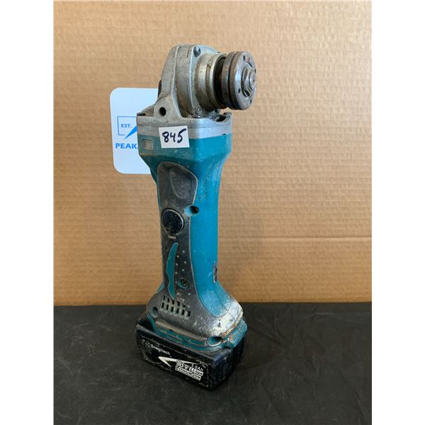 Makita 6 Inch Angle Grinder Battery Operated Untested