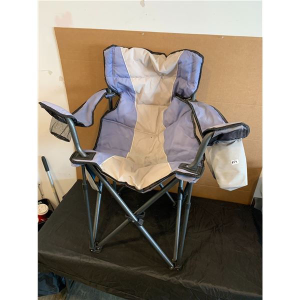 Camping Chair With Cooler Pouch