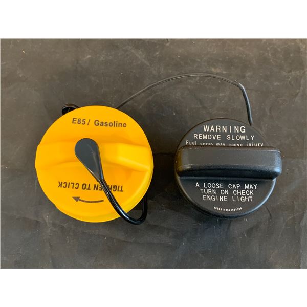 Lot of 2 E85 Gasoline Cap Yellow 42031-Aj000 Black