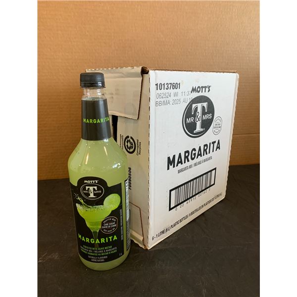 Mott's Margarita Mix 6 Pack 1 L Bottles Lime BB2025/Aug 19