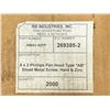 Image 2 : LOT DE 4 BOITES DE 2000 VIS A TÔLE #8 X 2", TÊTE ÉTOILE