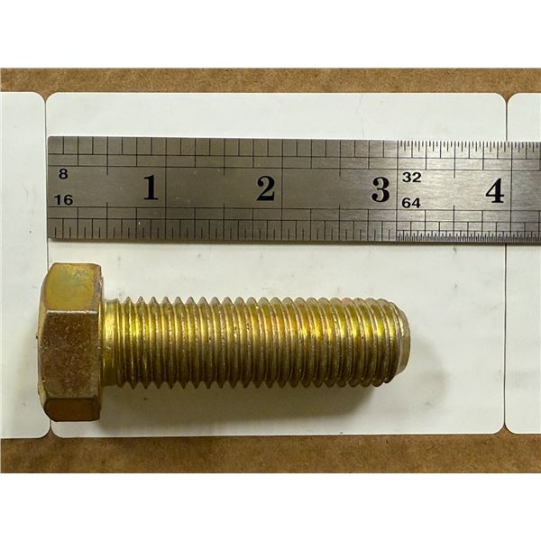 LOT DE 60 BOULONS TÊTE HEX HD. ZINC GR. 8, 3/4-10 X 2-212