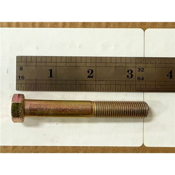 LOT DE 125+ BOULONS TÊTE HEX GR. 8 ZINC, 7/16-20 X 3 UNF