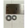 Image 8 : LOT DE 2 BOITES DE RONDELLES PLATES, GR. ASST (VOIR PHOTOS)