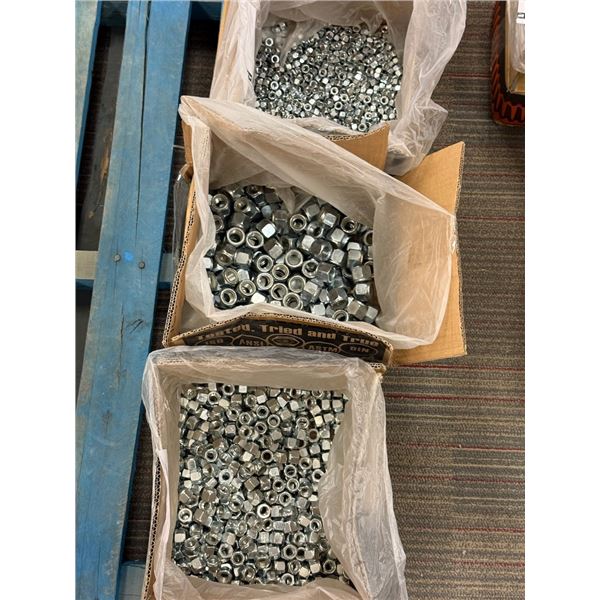 LOT DE 1800+ ÉCROUS A/ NYLONS ASST (VOIR PHOTO)