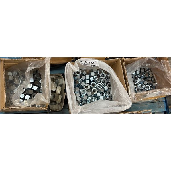 LOT DE 220+ ÉCROUS ASST (VOIR PHOTO)