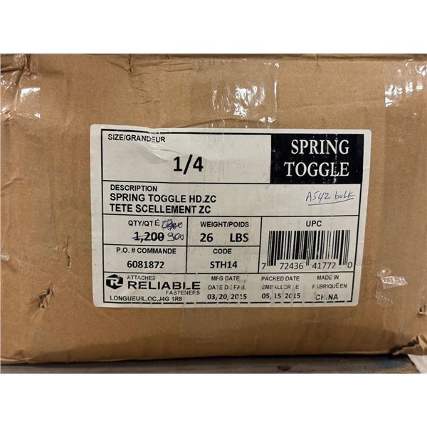 LOT DE 800 TÊTES DE SCELLEMENT ZC 1/4
