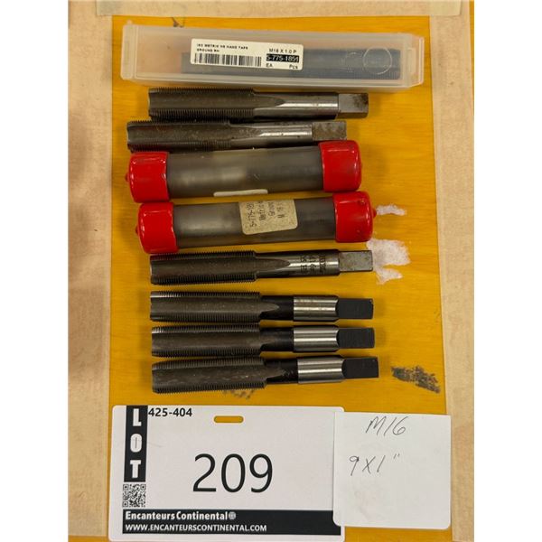 LOT DE 9 TAPS M16 X 1 D5