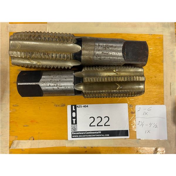 LOT DE 2 TAPS ASSORTIS
