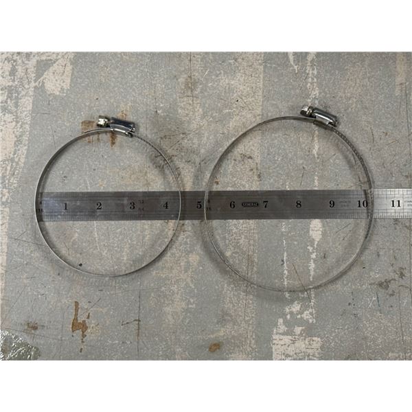 LOT DE 280 COLLIERS DE SERRAGE GR. DIVERS, 1/2 @ 2"