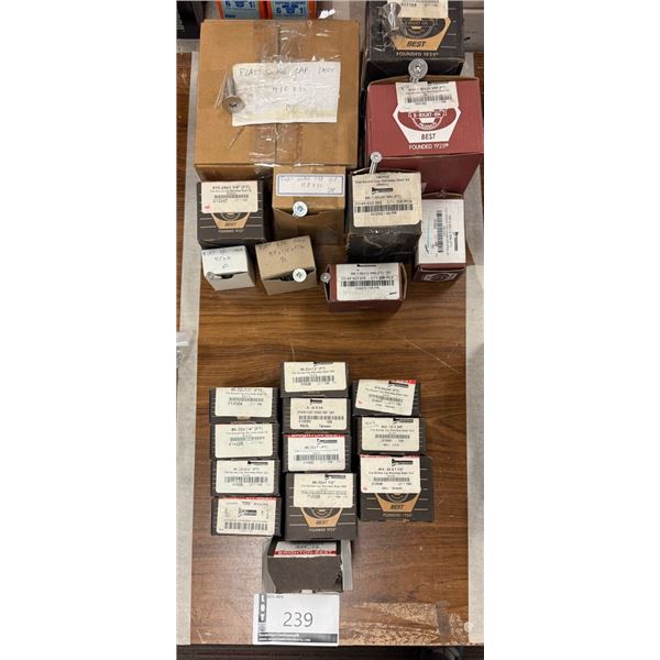 LOT DE 1600+ VIS À TÊTE PLATE ET CREUSE INOX, MÉTRIQUE & IMPÉRIAL