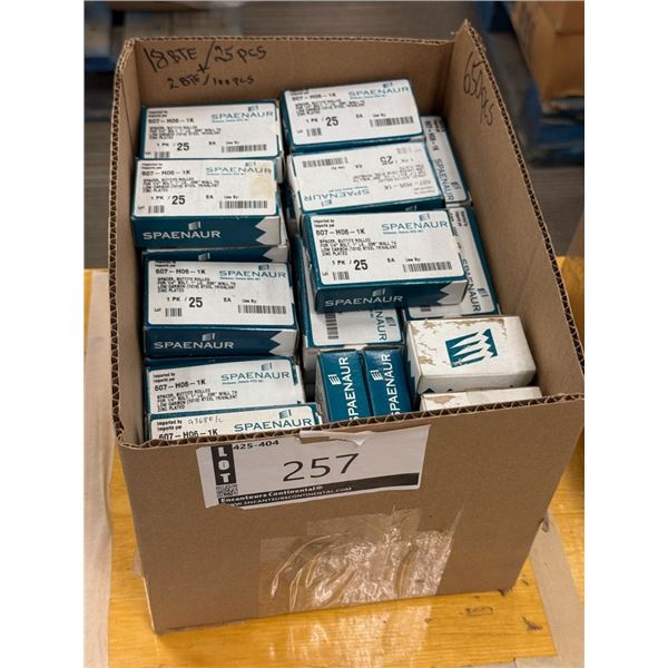 LOT DE 15 4 BOITES DE 25 SPACER BUTTITE EN ZINC