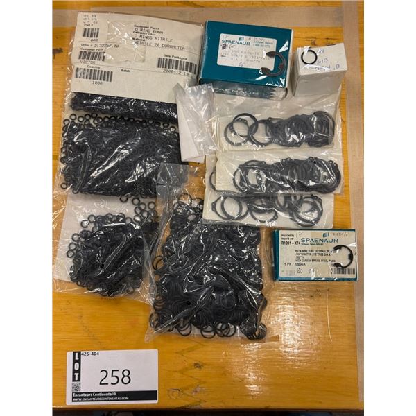 LOT DE PRODUITS ASSORTIS, O-RING, RING EXTENSION