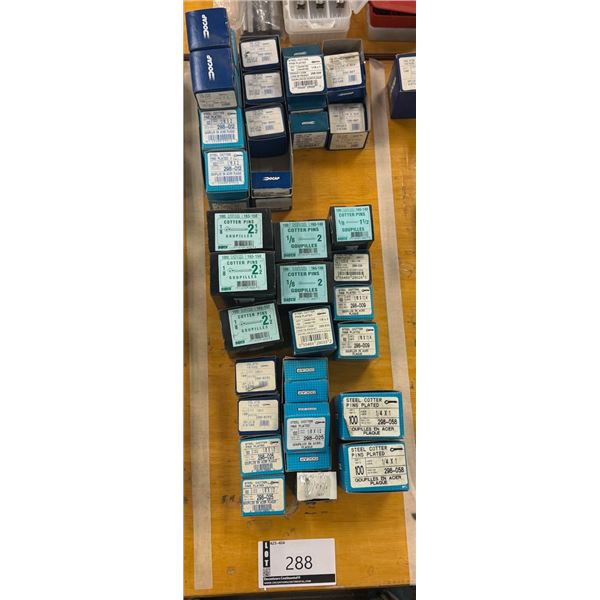 LOT DE 3500+ GOUPILLES EN ACIER ASSORTIES