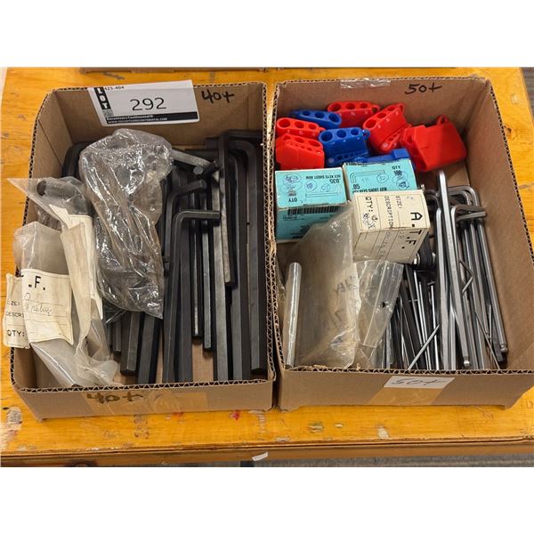 LOT DE 90+ ALLEN KEYS ASSORTIES