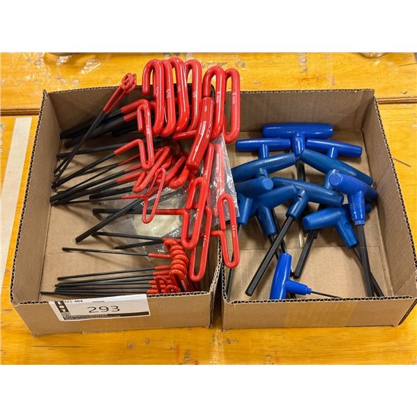LOT DE 31 ALLEN KEYS ASSORTIES (MÉTRIQUE & IMPÉRIAL)