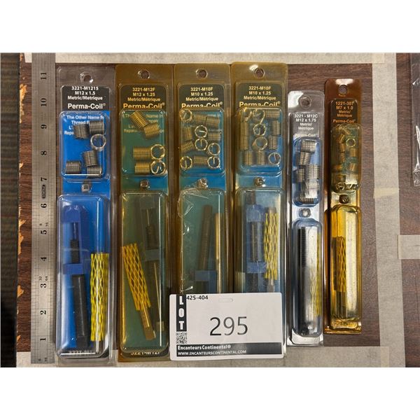 LOT DE 6 THREAD REPAIR KITS METRIC ASSORTIS