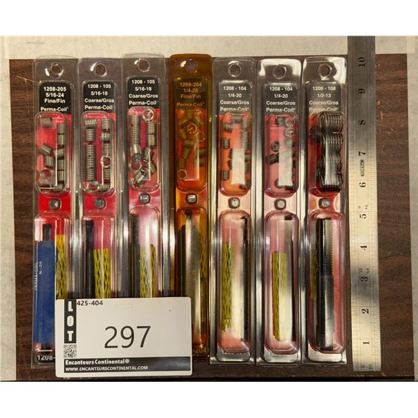 LOT DE 7 THREAD REPAIR KITS IMPERIAL ASSORTIS