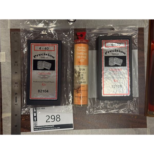 LOT DE 3 THREAD REPAIR KITS PROFESSIONNAL ASSORTRIS