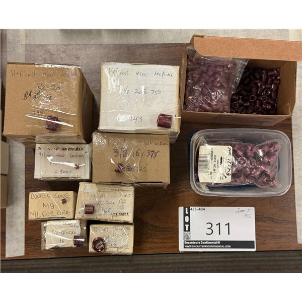 LOT DE 2000+ HELICOILS INSERTIONS ASSORTIS