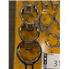 Image 3 : LOT DE 12 CLÉS EN PIEDS DE BICHE 5/8 @ 2"