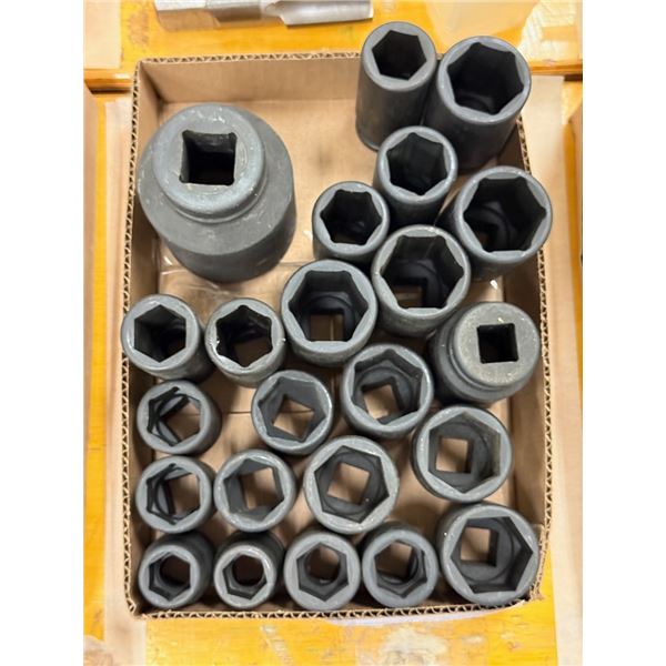 LOT DE DOUILLES IMPACT DRIVE 1" ASSORTIES