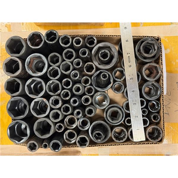 LOT DE DOUILLES IMPACT DRIVE 1/2" ASSORTIES