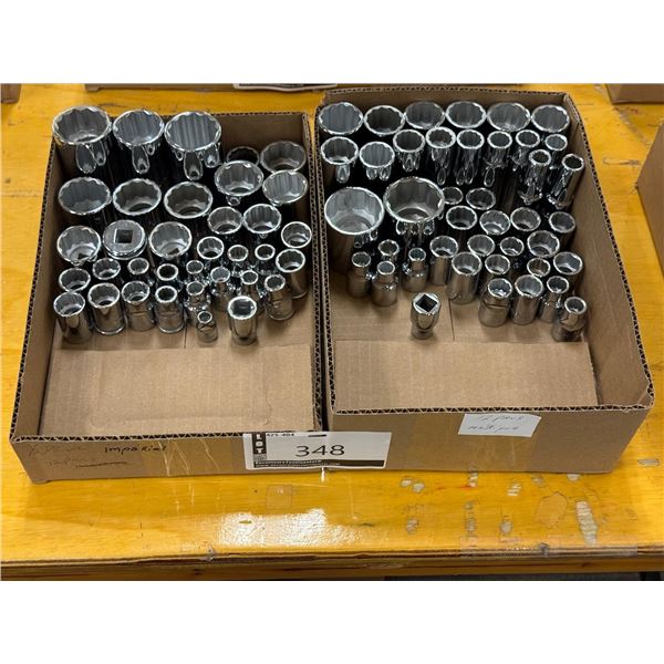LOT DE DOUILLESASSORTIES, DRIVE 1/2, 2 PAN