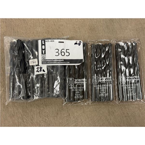 LOT DE 28 MÈCHES 25/64