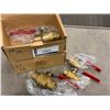 Image 1 : LOT DE 8 VALVES A EAU 6 X 1-1/4 & 2 X 3/4