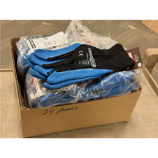LOT DE 34 PAIRES DE GANTS DE TRAVAIL LG THERMO-GRIP