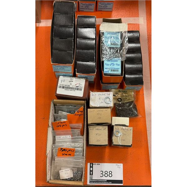 LOT DE 4000+ RONDELLES À RESSORTS ASSORTIES