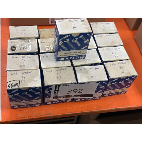 LOT DE 4800 RONDELLES À RESSORTS 1/4