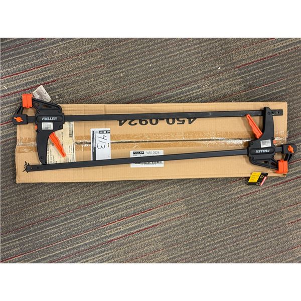 LOT DE 2 SERRES 2.5" X 24" FULLER
