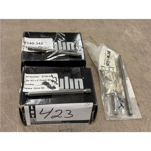 LOT DE 70+ EMBOUTS DE TOURNEVIS CARRÉ #2