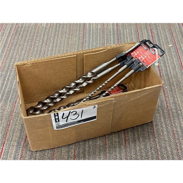 LOT DE 7 FORETS SDS+ TASK ASSORTIS
