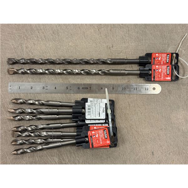 LOT DE 9 FORETS SDS+ TASK ASSORTIS