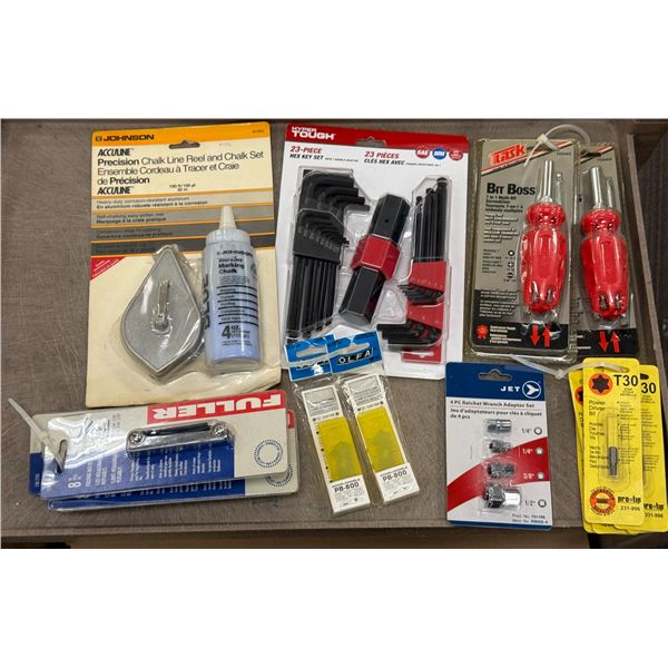 LOT D'OUTILS ASSORTIS