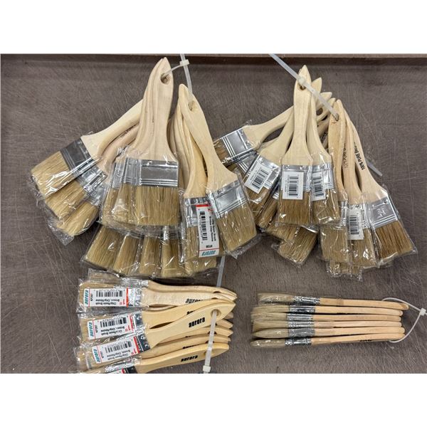 LOT DE 44 PINCEAUX 100%  PUE BRISTLE