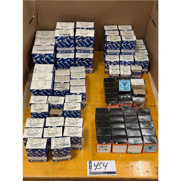 LOT DE 4000+ VIS EN ZINC ASSORTIES